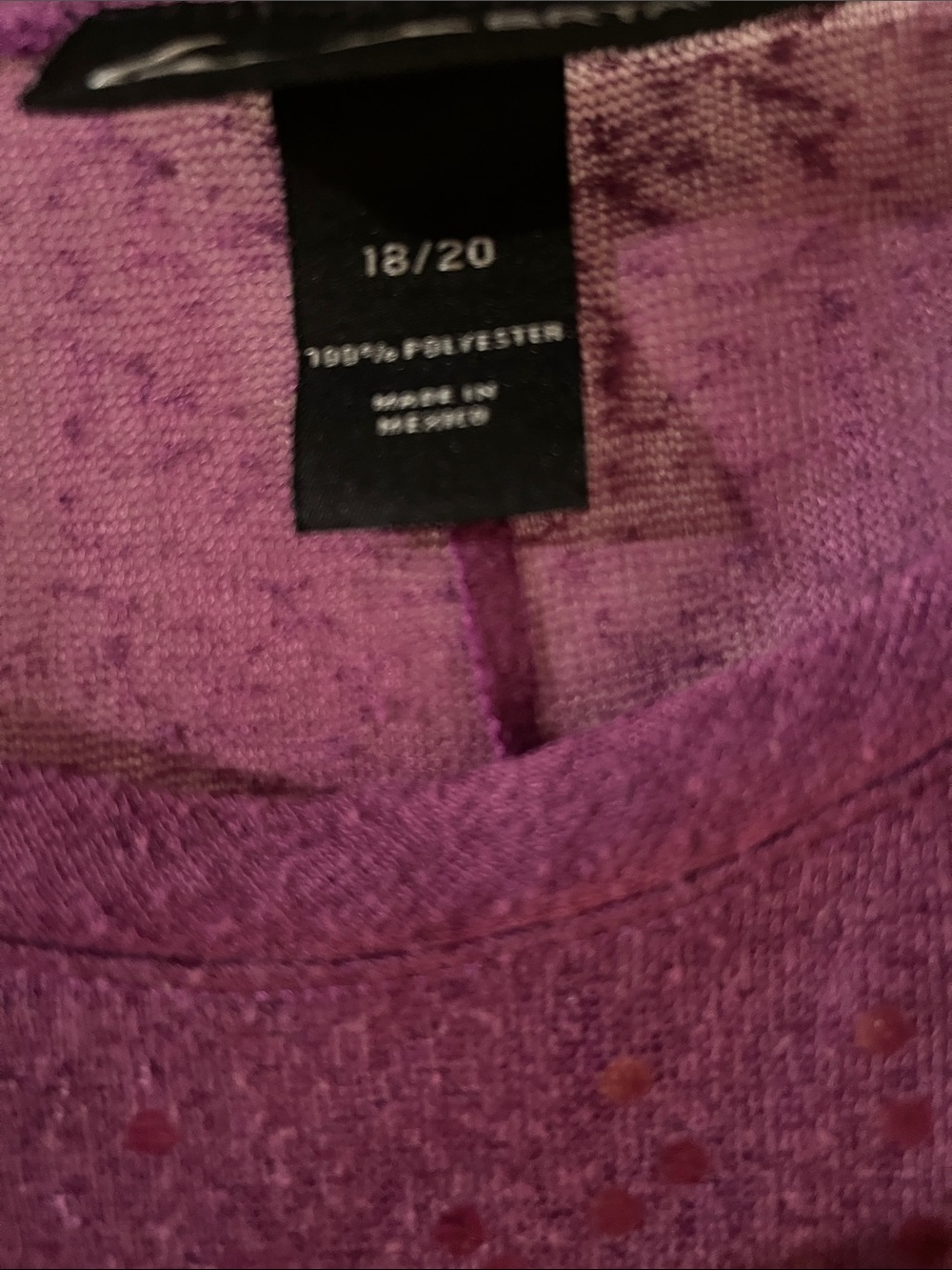 Lane Bryant Purple Sheer Leopard-Print Top - Picture 4 of 5